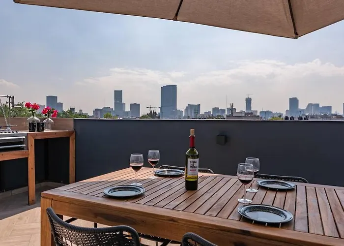 Espectacular Departamento Con Terraza En Cdmx