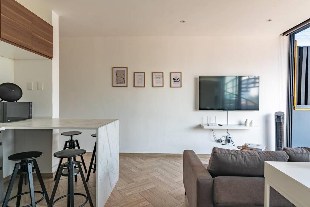 Espectacular Departamento Con Terraza En Cdmx Apartment *