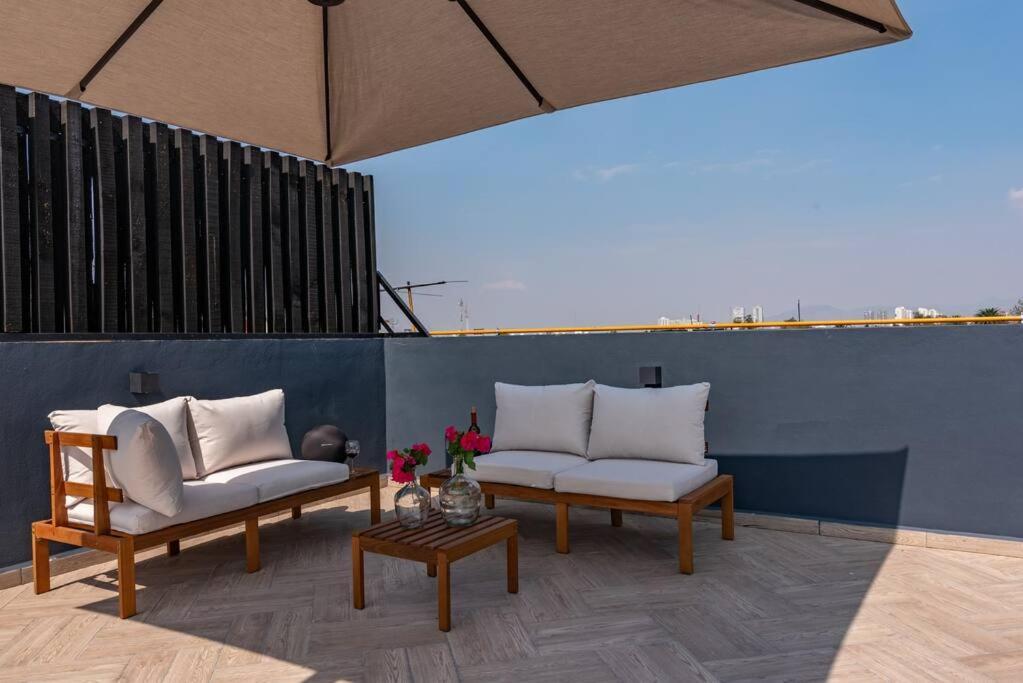 Espectacular Departamento Con Terraza En Cdmx Mexico City