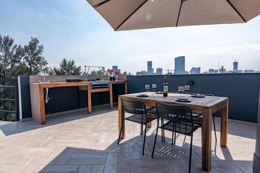 Espectacular Departamento Con Terraza En Cdmx Mexico City