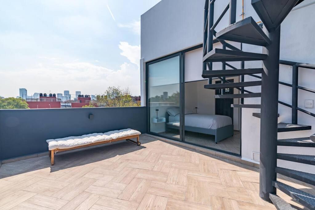 Espectacular Departamento Con Terraza En Cdmx Apartment *